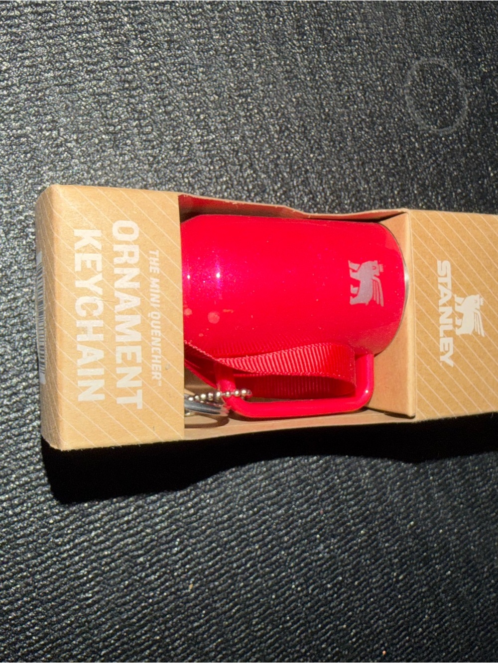 Stanley Bright Red Ornament Keychain Mug